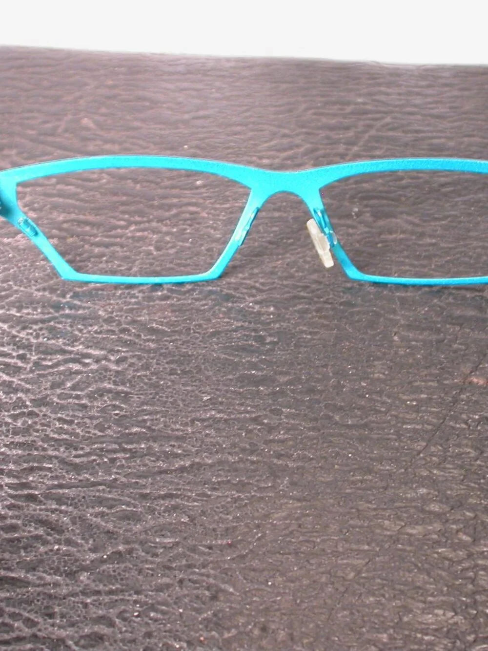 Theo Oracle Brown and Blue Modern Art Eyeglasses Spectacles  Made in Belgium